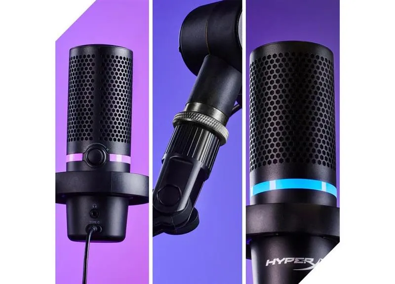 Мікрофон HyperX DuoCast RGB Black (4P5E2AA) - мініатюра 7