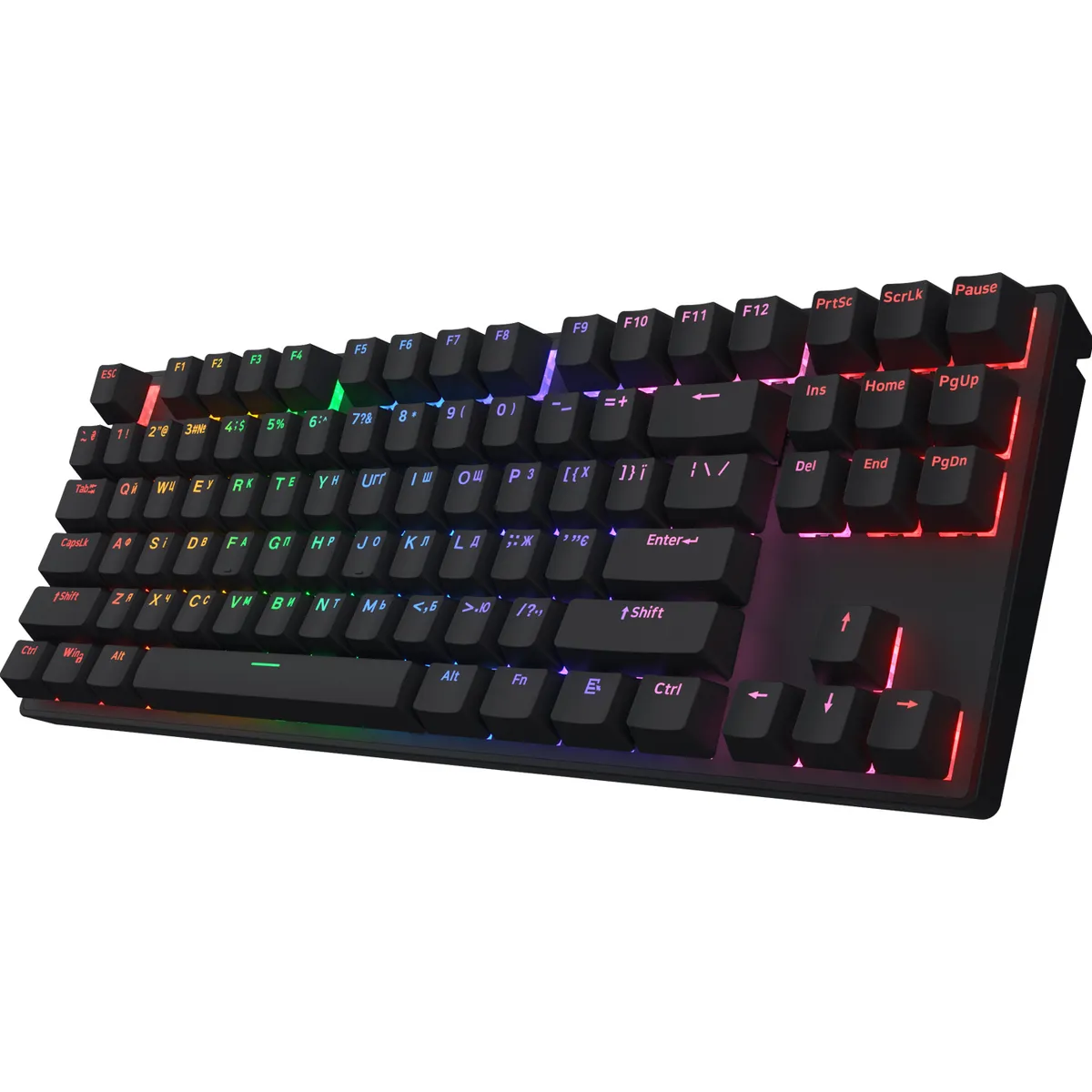 Клавіатура Hator Icefall Mecha TKL Wireless Rainbow Black (HTK287UA) - мініатюра 3