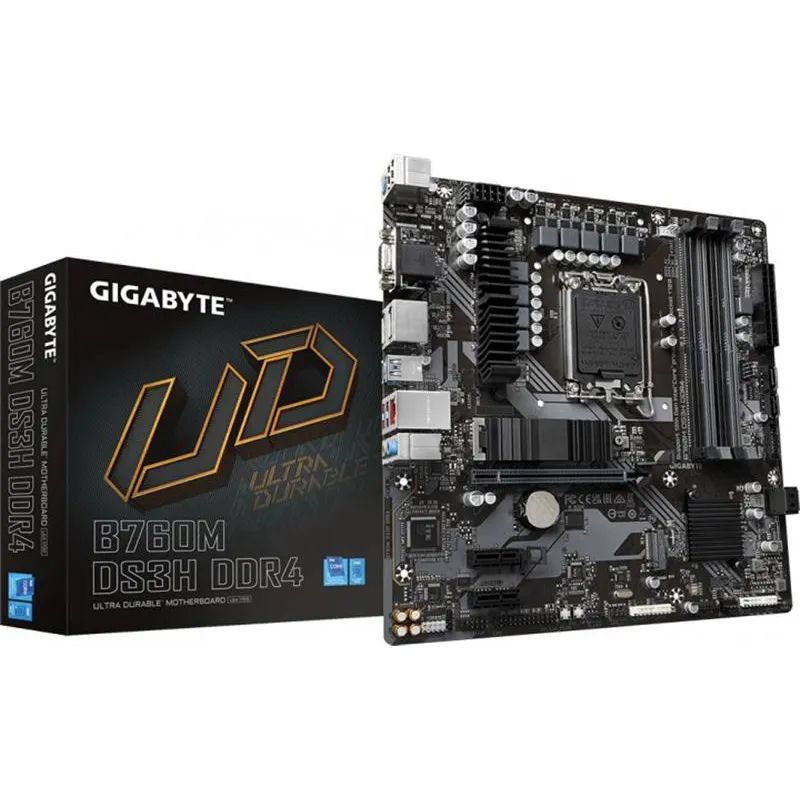 Материнська плата Gigabyte B760M DS3H DDR4 Socket 1700 - мініатюра 5
