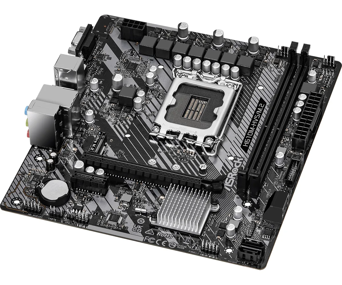 Материнська плата ASRock H610M-HVS/M.2 R2.0 Socket 1700 - мініатюра 2
