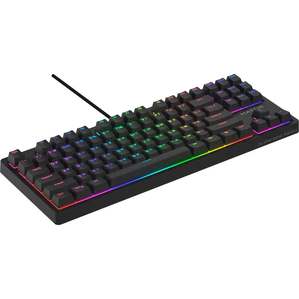 Клавіатура Hator Rockfall 2 Mecha TKL Orange Black (HTK-520) - мініатюра 3