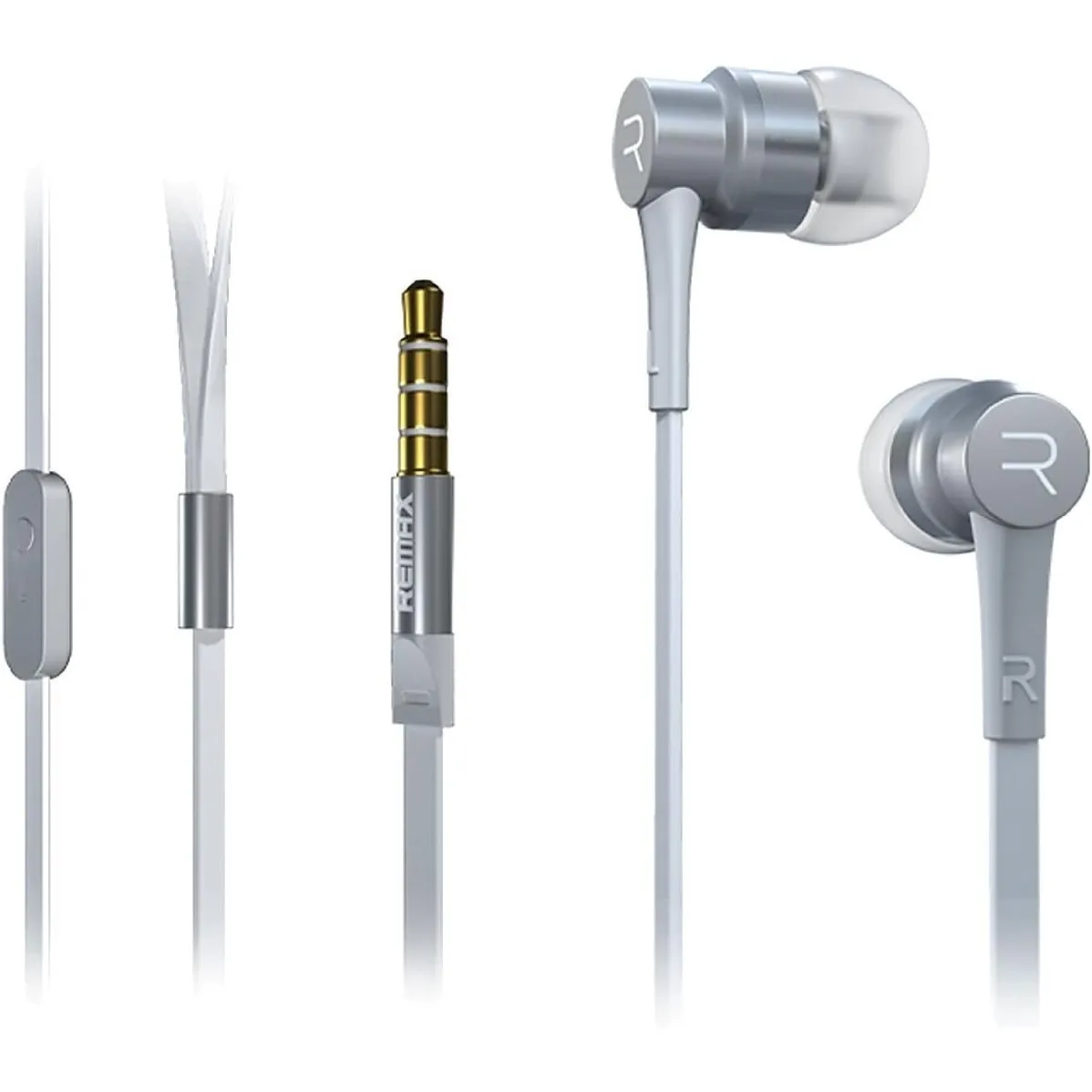 Гарнітура Remax RM-535 Silver (6954851211150) - зображення 1
