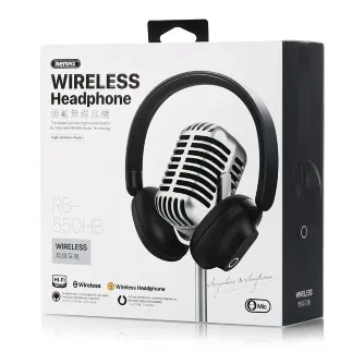 Bluetooth-гарнітура Remax RB-550HB HiFi Black (6954851229988) - мініатюра 6