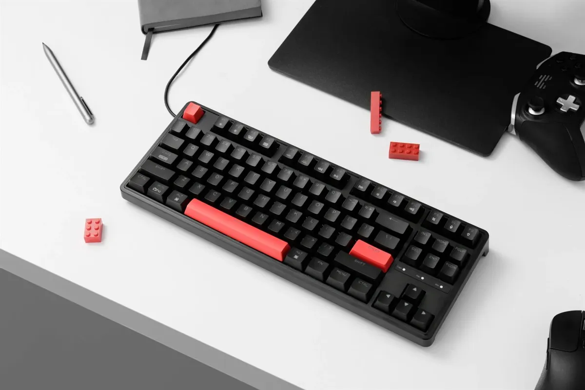 Клавіатура Keychron C3 Pro 87 Key K pro Red Switch Hot Swap RGB Black (C3PH1_KEYCHRON) - мініатюра 5