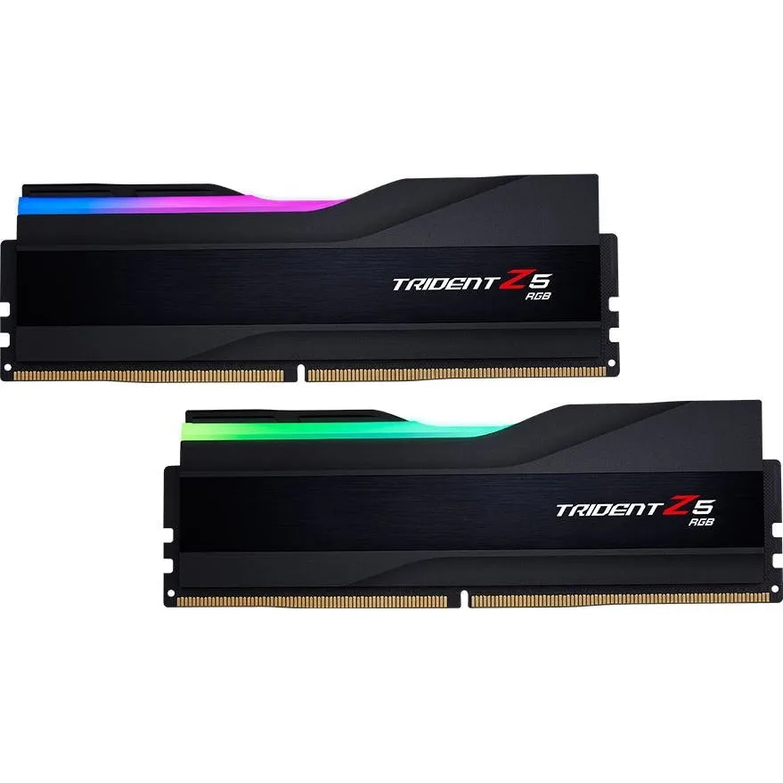Модуль пам`ятi DDR5 2x16GB/5200 G.Skill Trident Z5 RGB Black (F5-5200J4040A16GX2-TZ5RK) - мініатюра 5