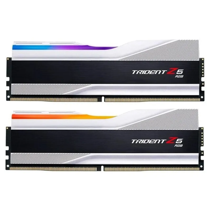 Модуль пам`ятi DDR5 2x32GB/6400 G.Skill Trident Z5 RGB Silver (F5-6400J3239G32GX2-TZ5RS) - зображення 1