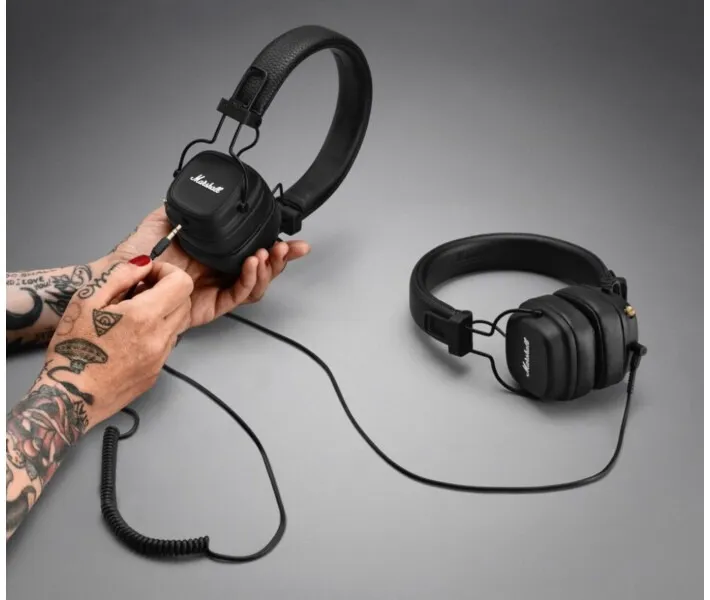 Bluetooth-гарнітура Marshall Major IV Black (1005773) - мініатюра 10