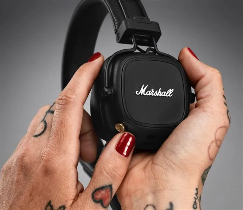 Bluetooth-гарнітура Marshall Major IV Black (1005773) - мініатюра 9