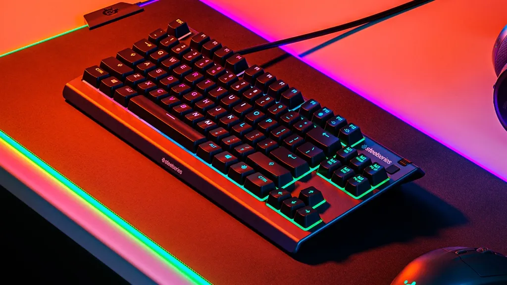 Клавiатура SteelSeries Apex TKL USB (64831) - мініатюра 6