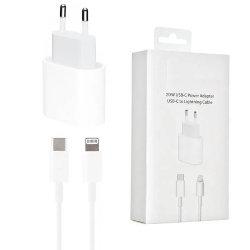 Зарядний пристрій 20Вт USB-C Power Adapter (S17199) + кабель Lightning - зображення 1