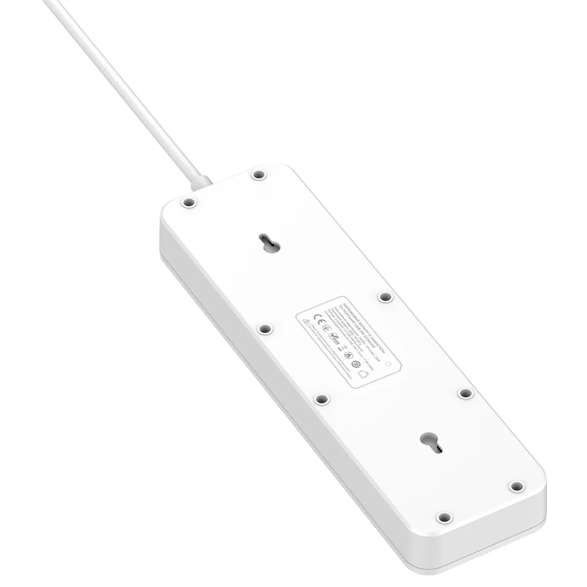 Фільтр живлення ProLogix Premium (PR-SC5614W) 2.5 кВт, 5 розеток, 6 USB AUTO ID, 2 м, білий - мініатюра 3