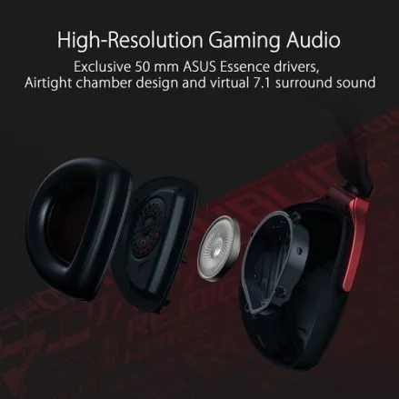 Гарнітура Asus ROG Delta S Core Black/Red (90YH03JC-B1UA00) - мініатюра 10
