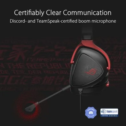 Гарнітура Asus ROG Delta S Core Black/Red (90YH03JC-B1UA00) - мініатюра 9