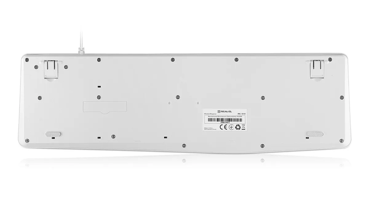 Клавіатура REAL-EL RK-513 White - мініатюра 3