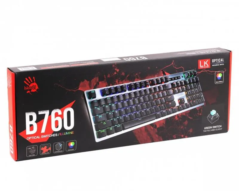 Клавіатура Bloody B760 Grey - мініатюра 6