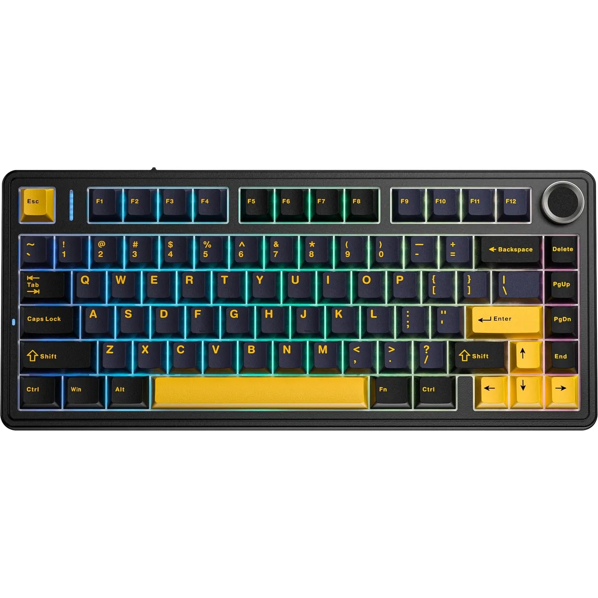 Клавіатура бездротова Aula F75 Black (6948391208626) - мініатюра 4