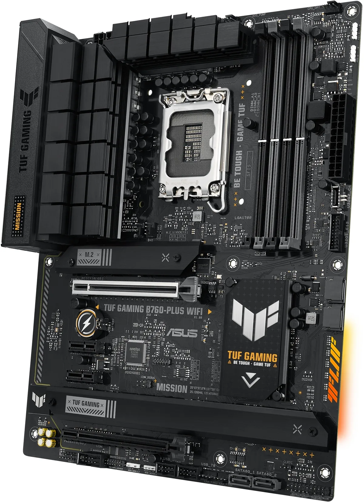 Материнська плата Asus TUF Gaming B760-Plus WiFi Socket 1700 - мініатюра 2