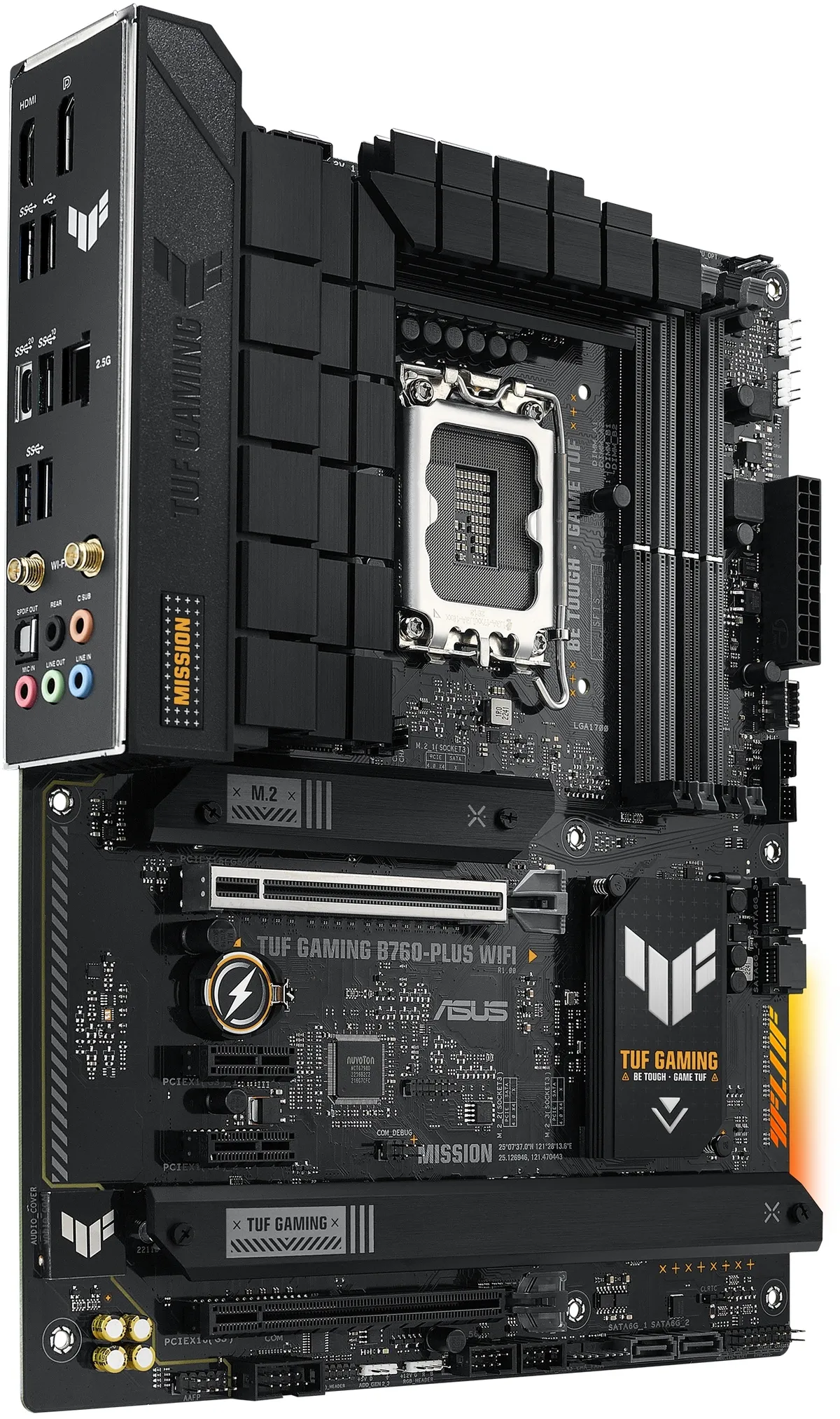 Материнська плата Asus TUF Gaming B760-Plus WiFi Socket 1700 - мініатюра 3