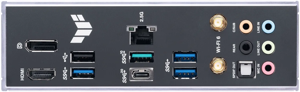 Материнська плата Asus TUF Gaming B760-Plus WiFi Socket 1700 - мініатюра 6
