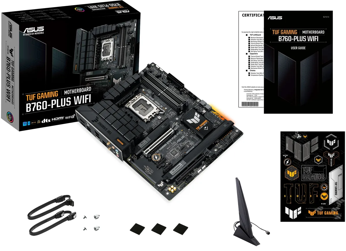 Материнська плата Asus TUF Gaming B760-Plus WiFi Socket 1700 - мініатюра 7