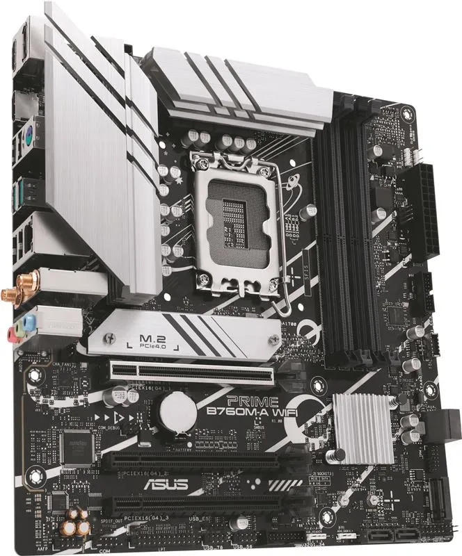 Материнська плата Asus Prime B760M-A WiFi Socket 1700 - мініатюра 3