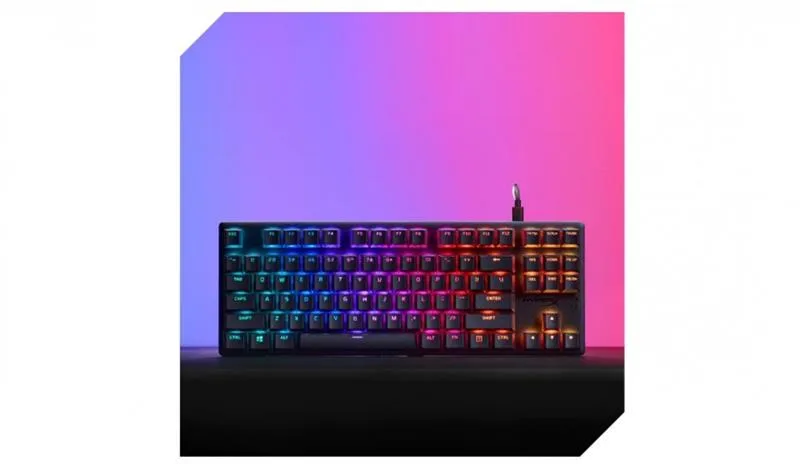 Клавіатура HyperX Alloy Origins Core PBT Aqua RGB Black (639N9AA)  - мініатюра 10