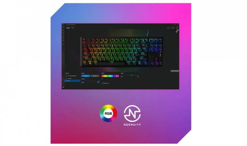Клавіатура HyperX Alloy Origins Core PBT Aqua RGB Black (639N9AA)  - мініатюра 13