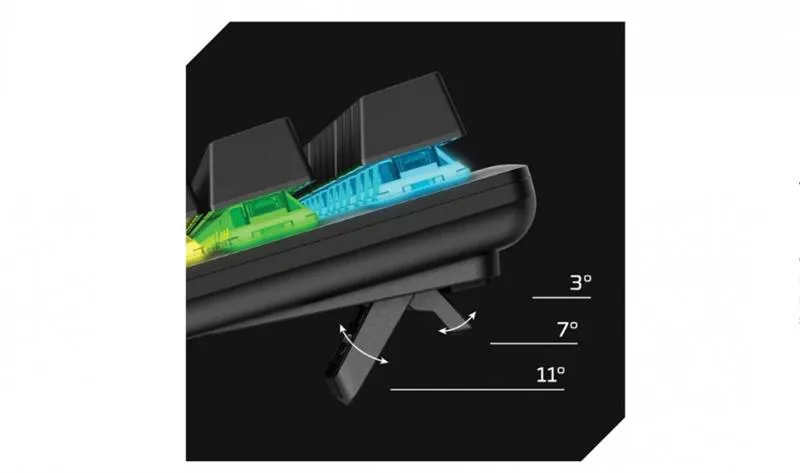 Клавіатура HyperX Alloy Origins Core PBT Aqua RGB Black (639N9AA)  - мініатюра 7