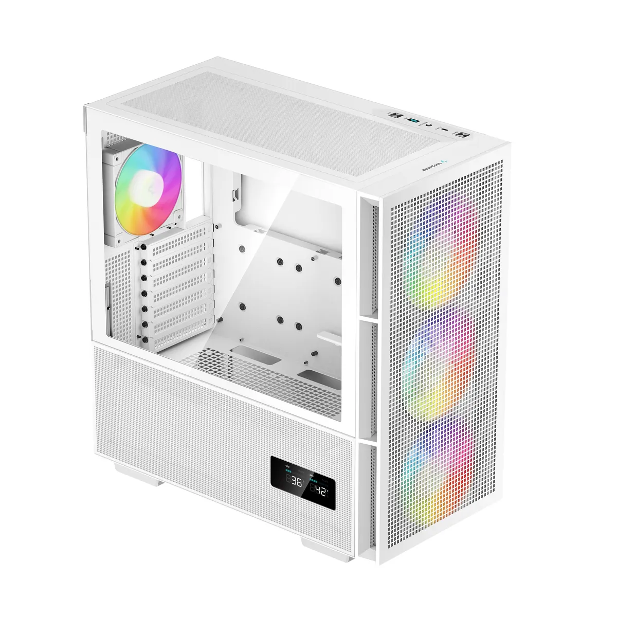 Корпус DeepCool CH560 Digital White (R-CH560-WHAPE4D-G-1) без БЖ - мініатюра 3