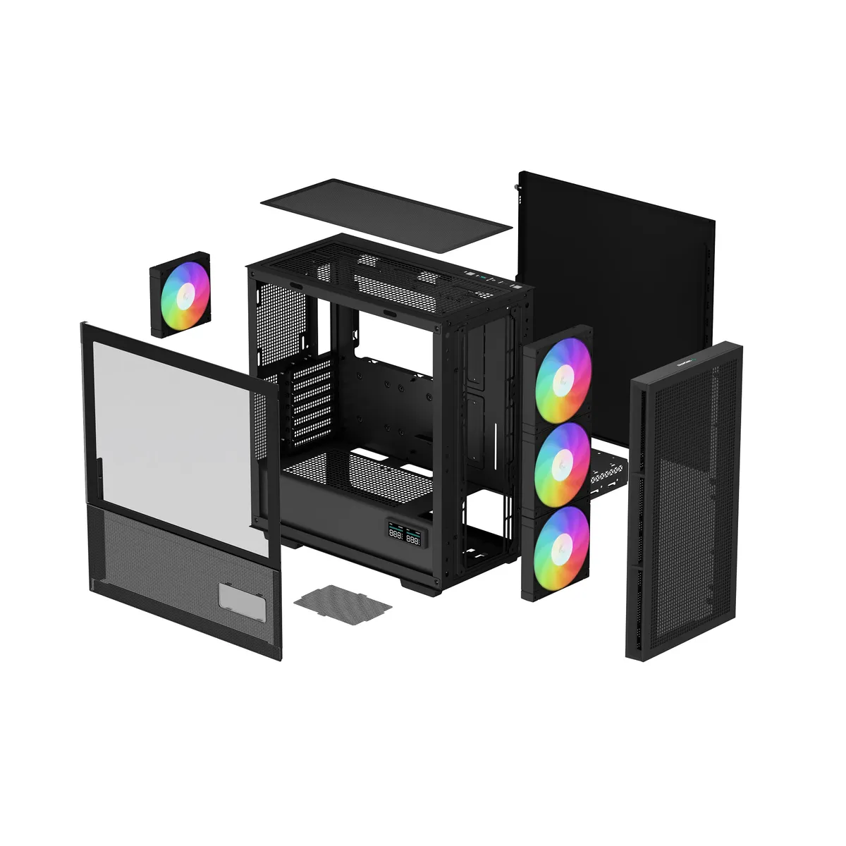 Корпус DeepCool CH560 Digital Black (R-CH560-BKAPE4D-G-1) без БЖ - мініатюра 13
