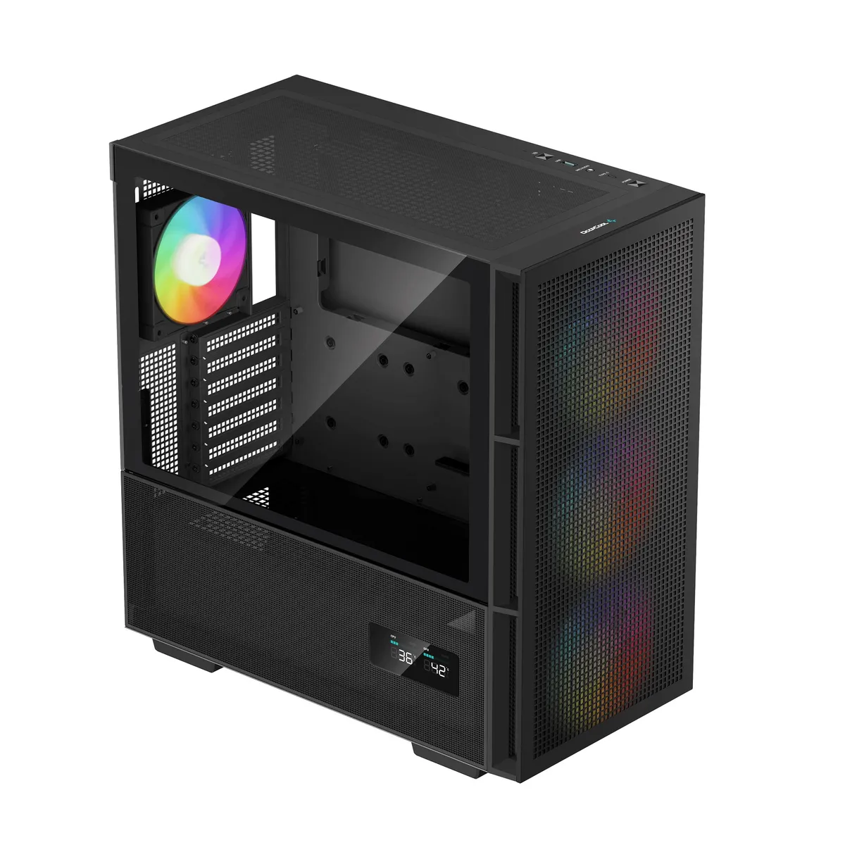 Корпус DeepCool CH560 Digital Black (R-CH560-BKAPE4D-G-1) без БЖ - мініатюра 3
