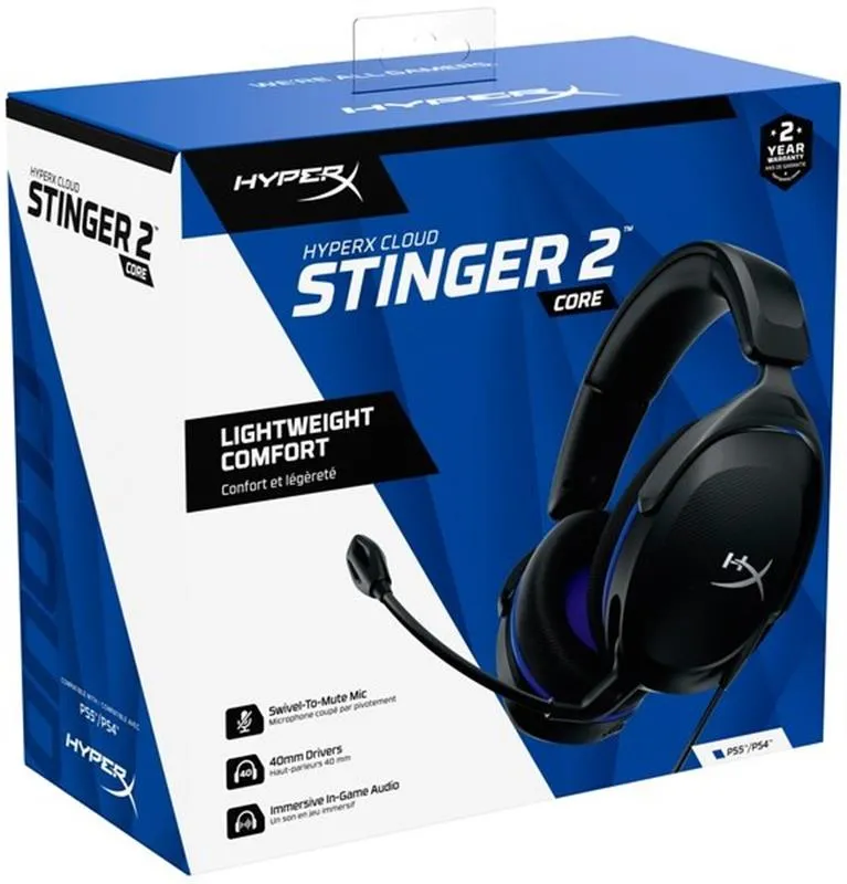 Гарнiтура HyperX Cloud Stinger 2 для PS5/PS4 Black (6H9B6AA) - мініатюра 11