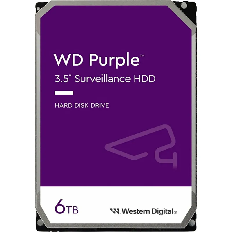 Накопичувач HDD SATA 6.0TB WD Purple 5400rpm 256MB (WD64PURZ) - мініатюра 2