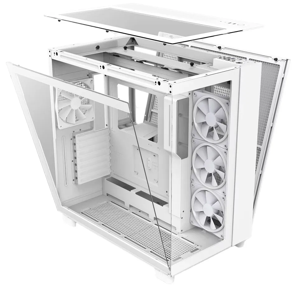 Корпус NZXT H9 Elite White (CM-H91EW-01) без БЖ - мініатюра 4