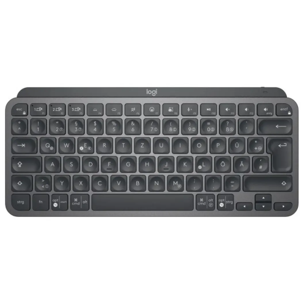 Клавіатура бездротова Logitech MX Keys Mini For Business Wireless Illuminated US Graphite (920-010608) - зображення 1