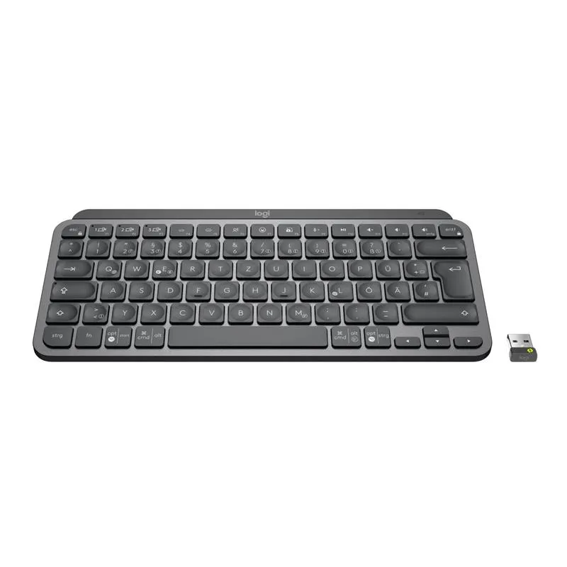 Клавіатура бездротова Logitech MX Keys Mini For Business Wireless Illuminated US Graphite (920-010608) - мініатюра 2