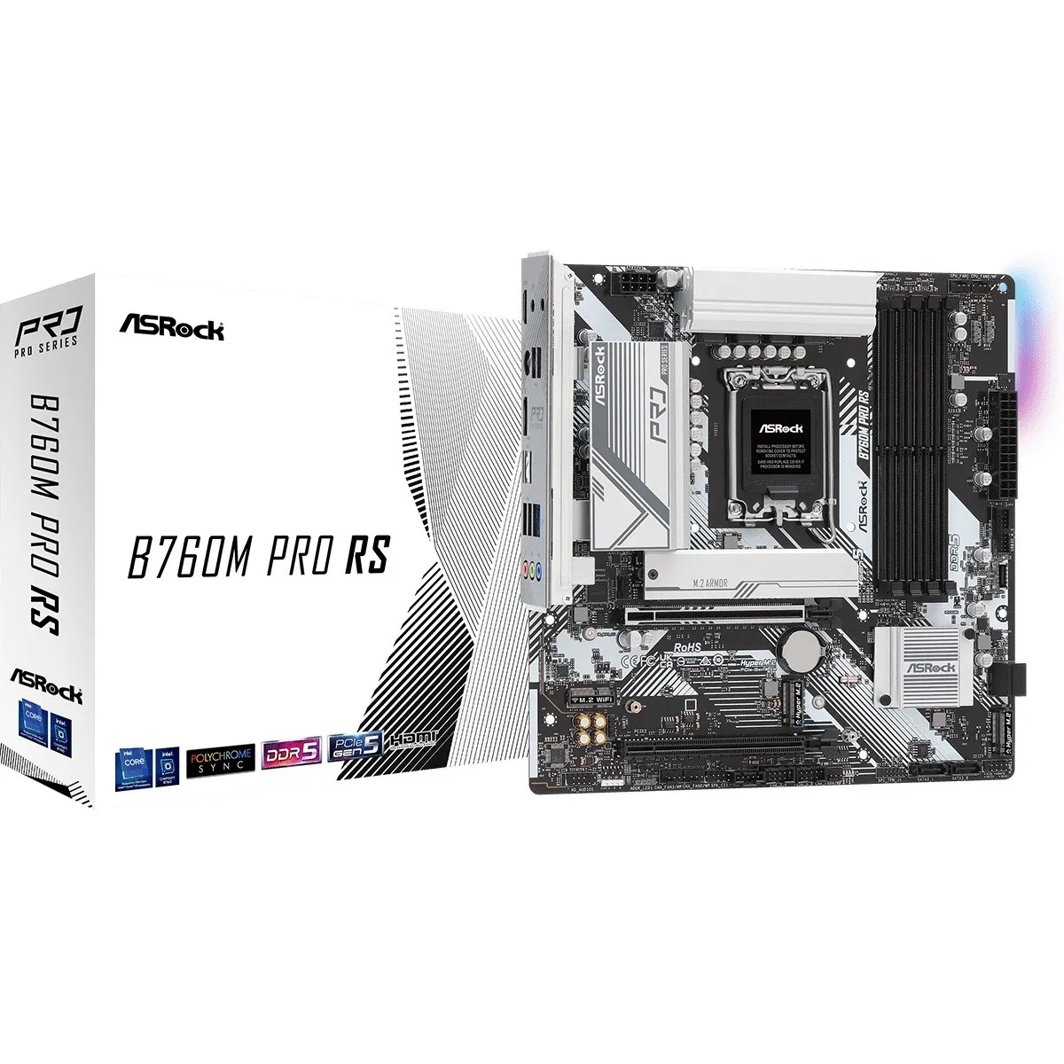 Материнська плата ASRock B760M Pro RS Socket 1700 - мініатюра 6