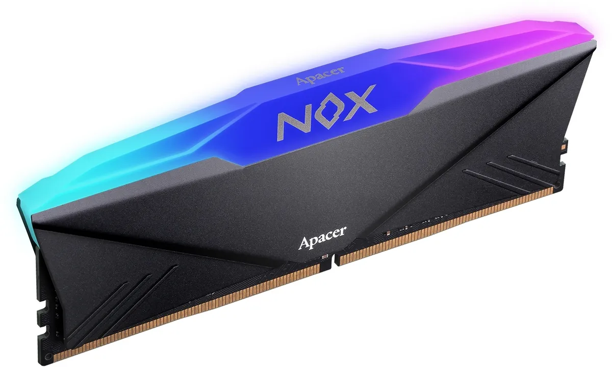 Модуль пам`ятi DDR4 2x16GB/3200 Apacer NOX RGB Black (AH4U32G32C28YNBAA-2) - мініатюра 11