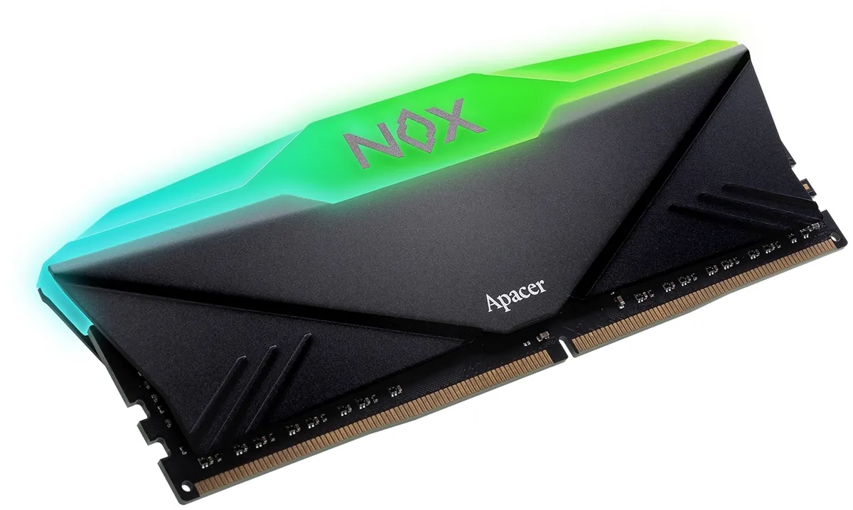 Модуль пам`ятi DDR4 2x16GB/3200 Apacer NOX RGB Black (AH4U32G32C28YNBAA-2) - мініатюра 8