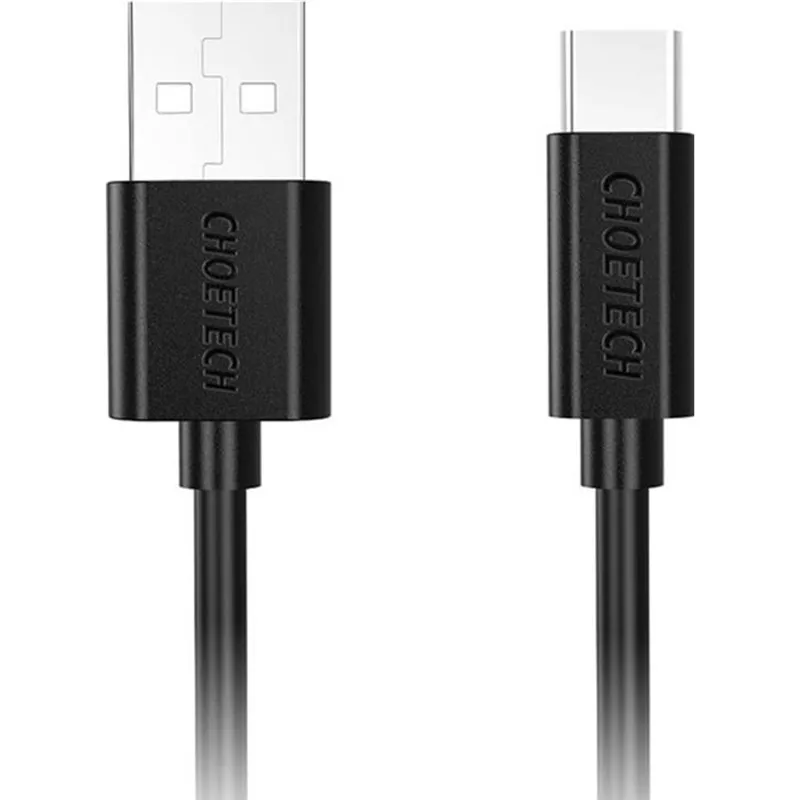 Кабель Choetech USB - USB Type-C (M/M), 2 м, Black (AC0003) - мініатюра 5