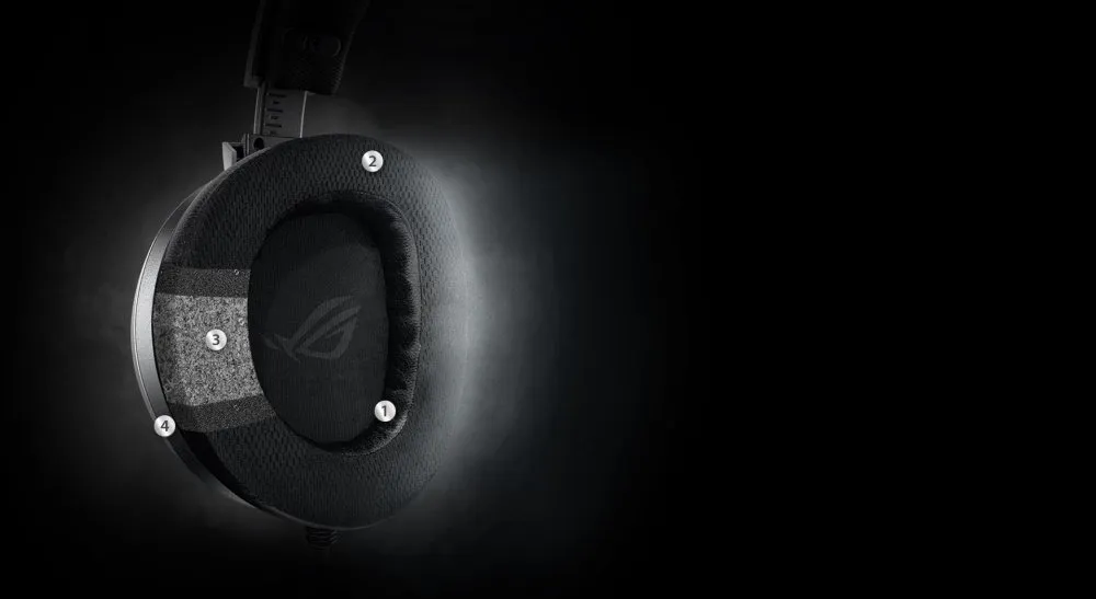 Гарнітура Asus ROG Theta Electret Black (90YH02GE-B1UA00) - мініатюра 9