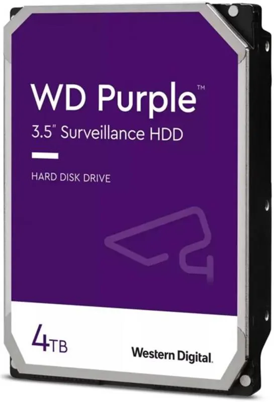 Накопичувач HDD SATA 4.0TB WD Purple 5400rpm 256MB (WD43PURZ) - зображення 1