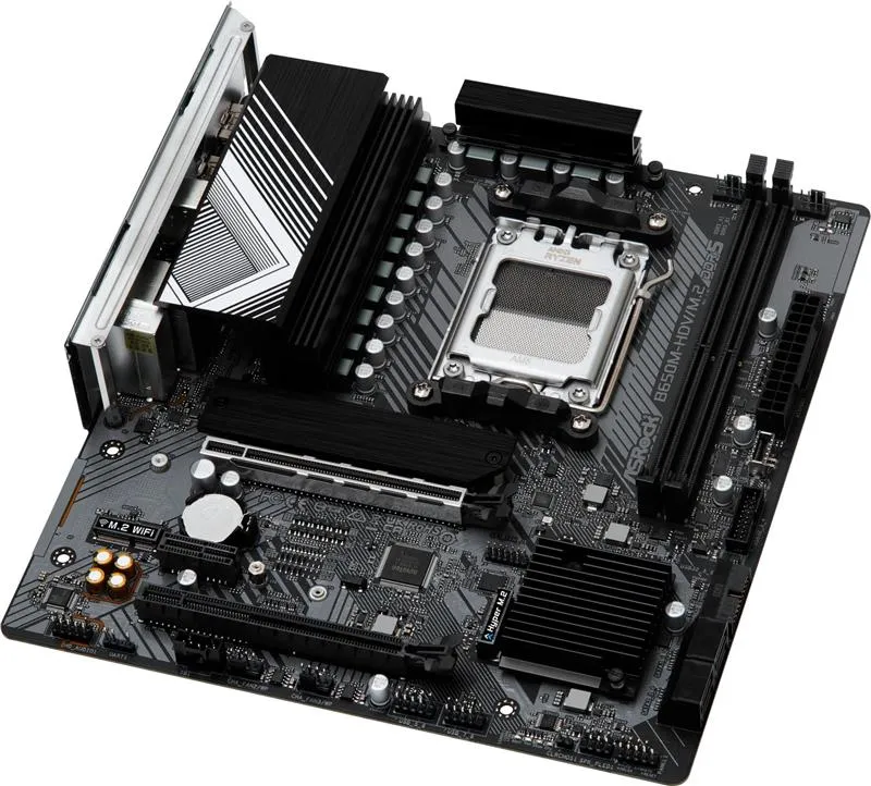 Материнська плата ASRock B650M-HDV/M.2 Socket AM5 - мініатюра 2