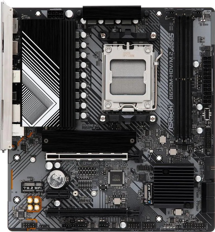 Материнська плата ASRock B650M-HDV/M.2 Socket AM5 - мініатюра 3