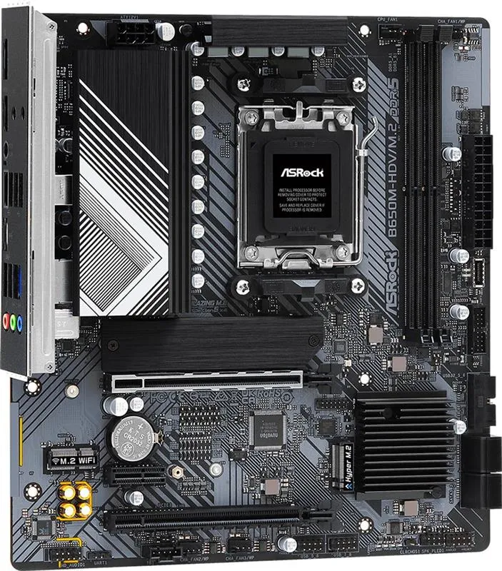 Материнська плата ASRock B650M-HDV/M.2 Socket AM5 - мініатюра 4