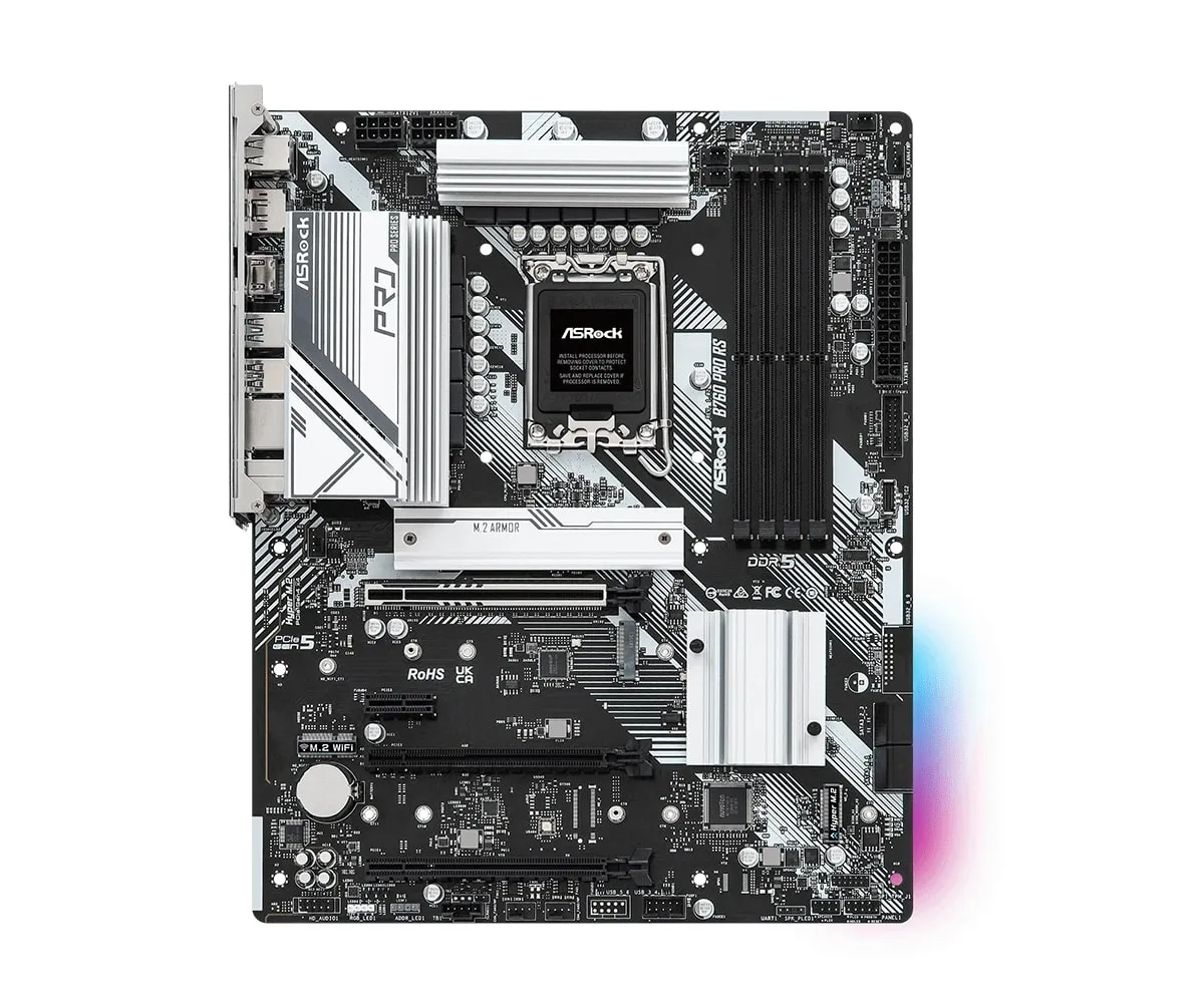 Материнська плата ASRock B760 Pro RS Socket 1700 - мініатюра 2