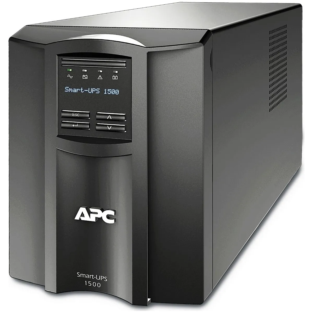 Джерело безперебійного живлення APC Smart-UPS 1500VA LCD, Lin.int., AVR, 8 х IEC, SmartSlot, USB, RJ-45, метал (SMT 1500I) - мініатюра 9