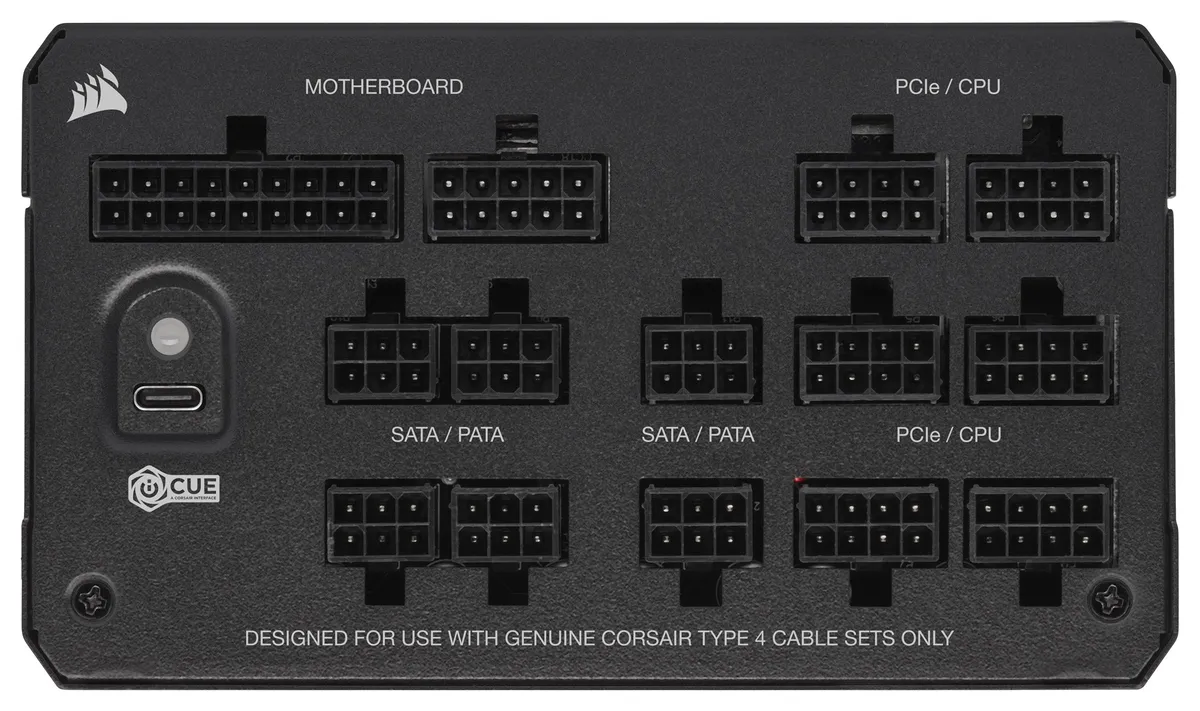 Блок живлення Corsair HX1000i PCIE5 (CP-9020259-EU) 1000W - мініатюра 9