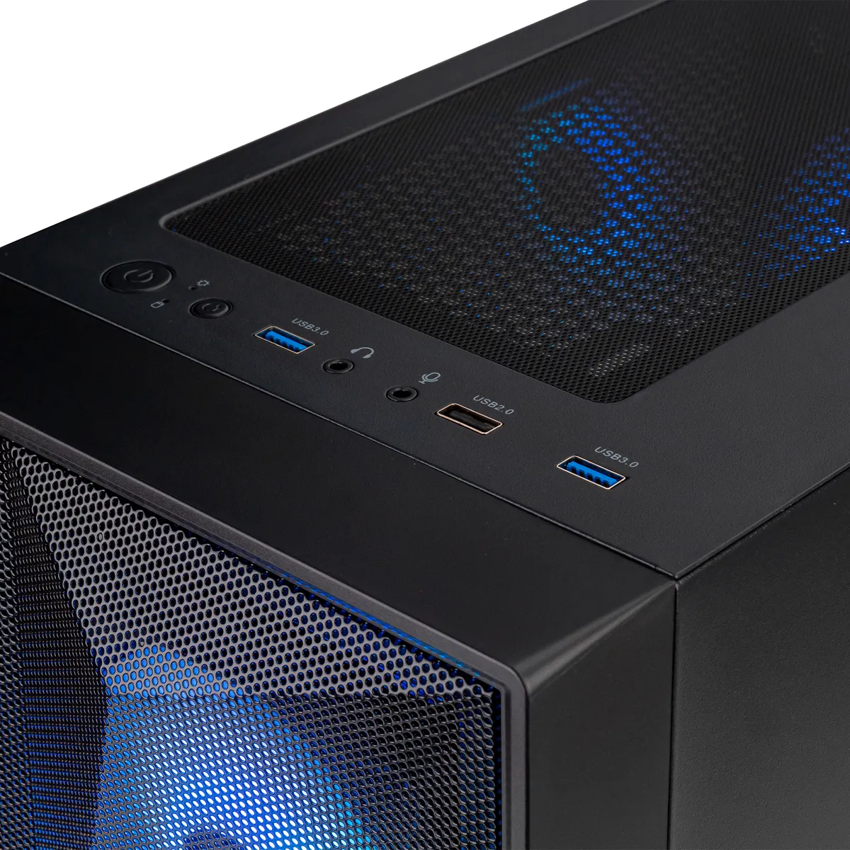 Корпус Prologix E102 Tempered Glass&Mesh Black - мініатюра 10