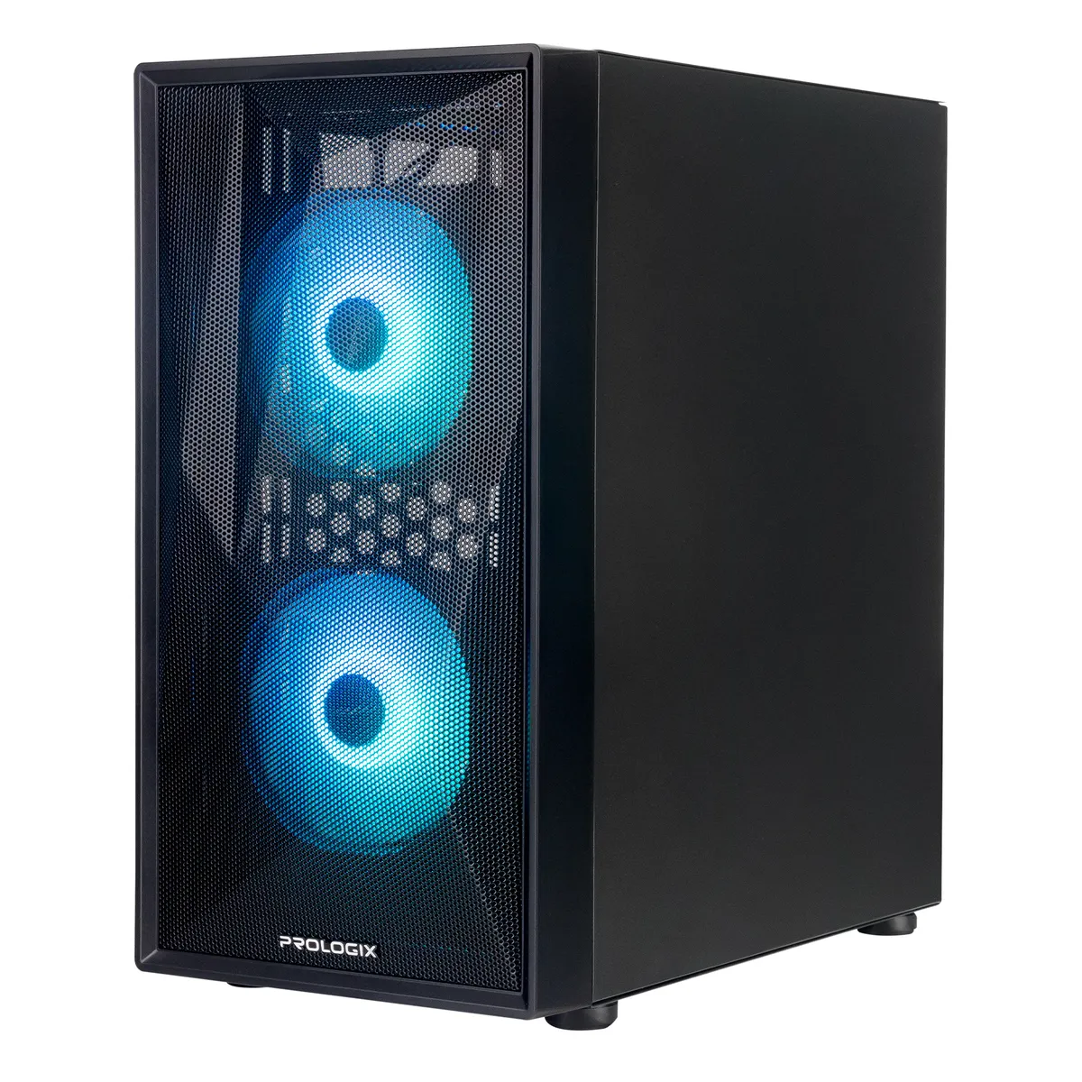 Корпус Prologix E102 Tempered Glass&Mesh Black - мініатюра 3